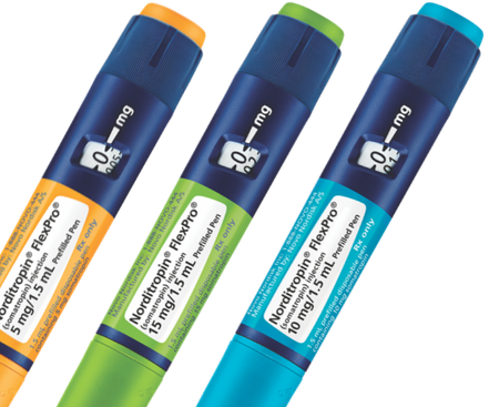 Three Norditropin® pens