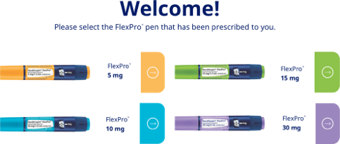 MyFlexPro® tutorial welcome page