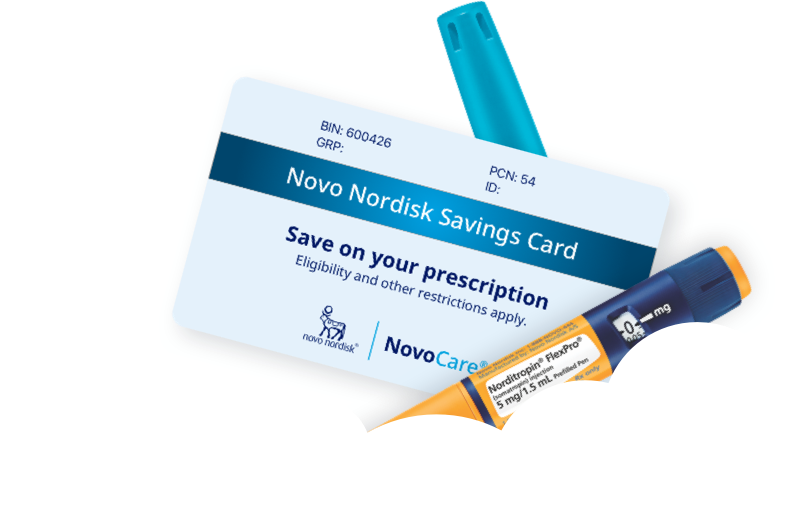 Novo Nordisk® Savings Card and FlexPro® pens